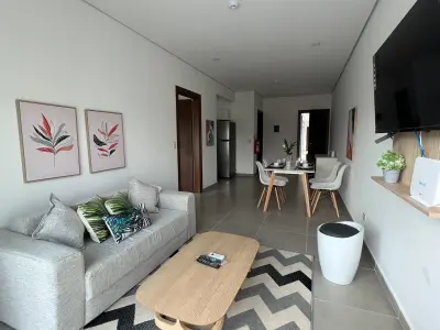 Depto 1 dormitorio amoblado con cochera — Herrera, Asunción 3